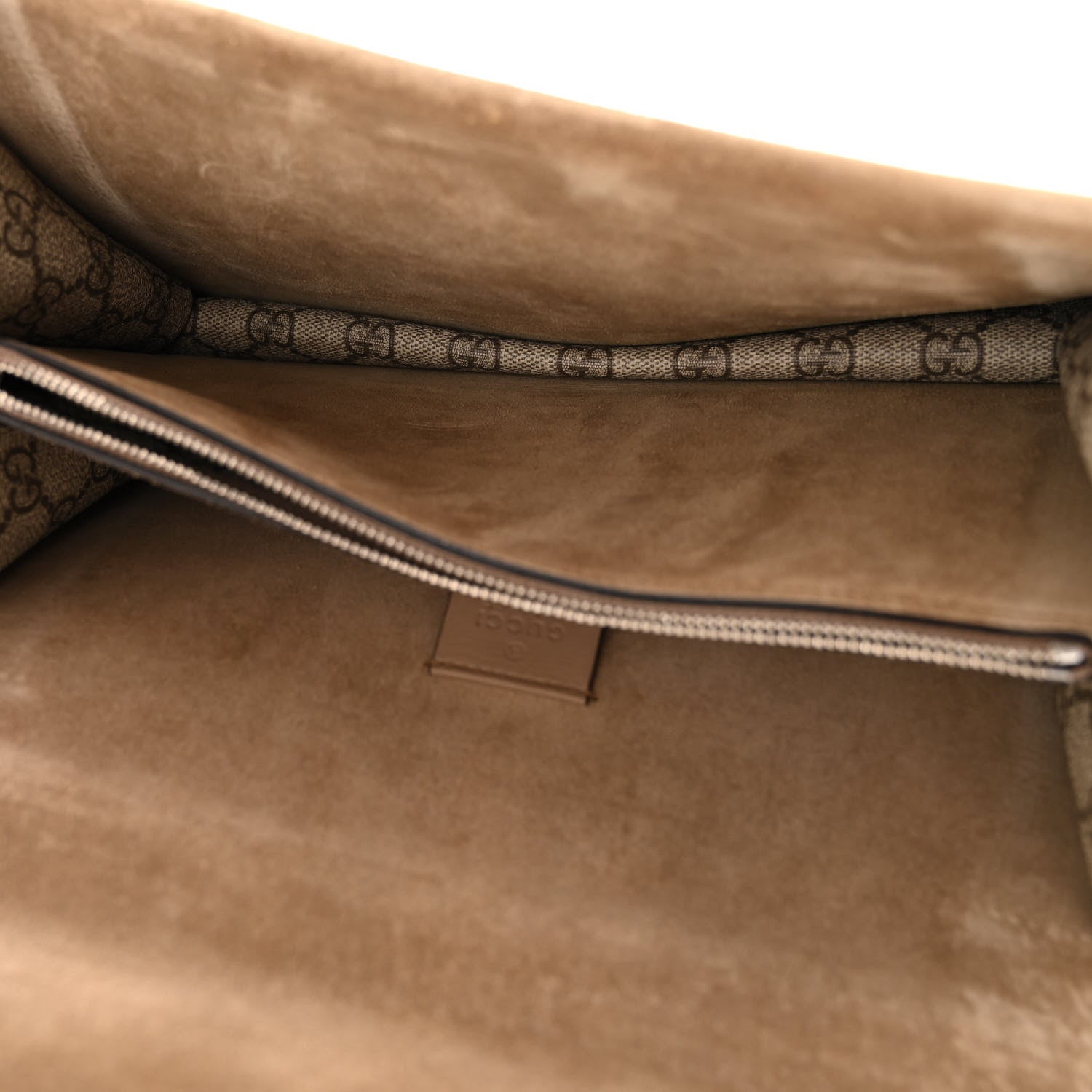 Gucci GG Supreme Monogram Small Dionysus Shoulder Bag Taupe 5 of 12