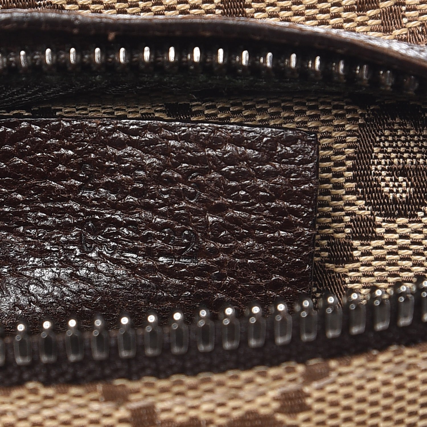 Gucci GG Monogram Double Pocket Belt Bag Dark Brown 7 of 8