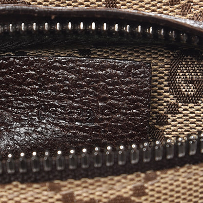 Gucci GG Monogram Double Pocket Belt Bag Dark Brown 7 of 8