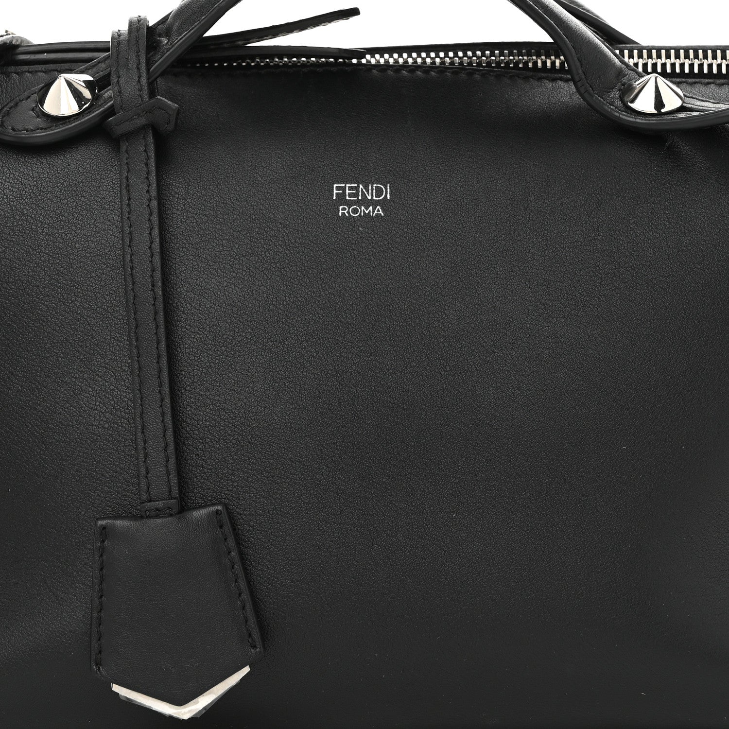 Fendi Vitello Dolce Medium By The Way Boston Bag Black 8 of 11