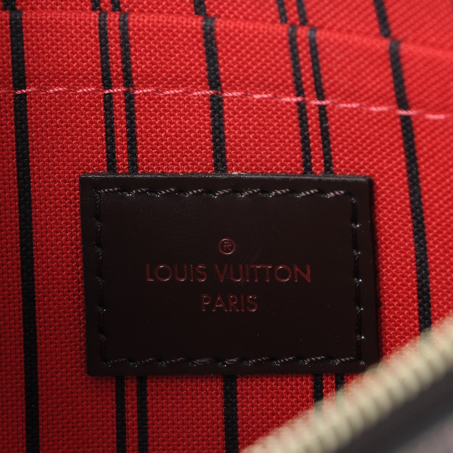 Louis Vuitton Damier Ebene Neverfull MM GM Pochette 6 of 8