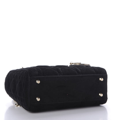Christian Dior Velvet Mini Lady Dior Black 4 of 10