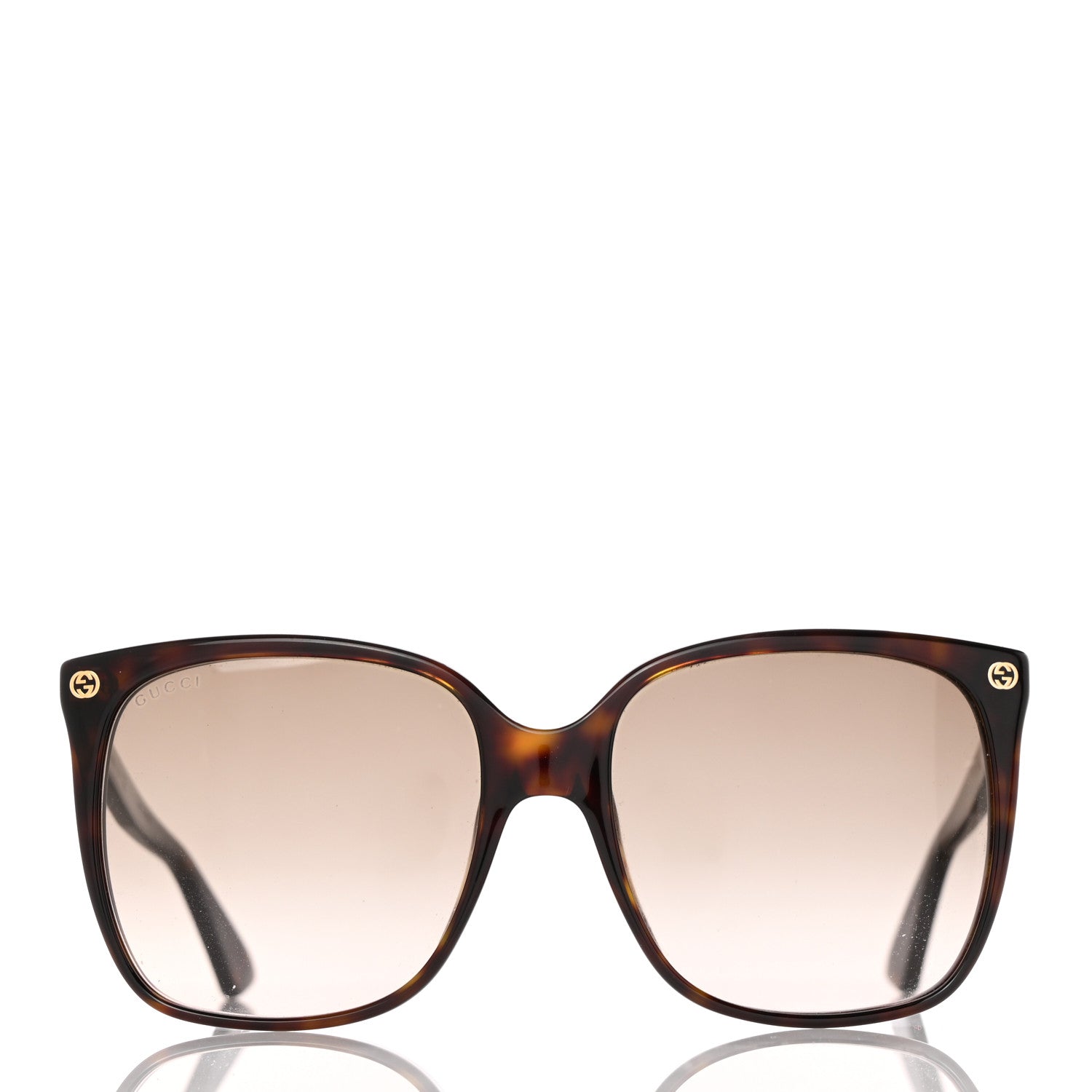 Gucci Acetate GG Sunglasses GG0022S Havana 2 of 8