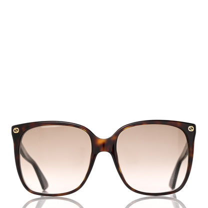 Gucci Acetate GG Sunglasses GG0022S Havana 2 of 8