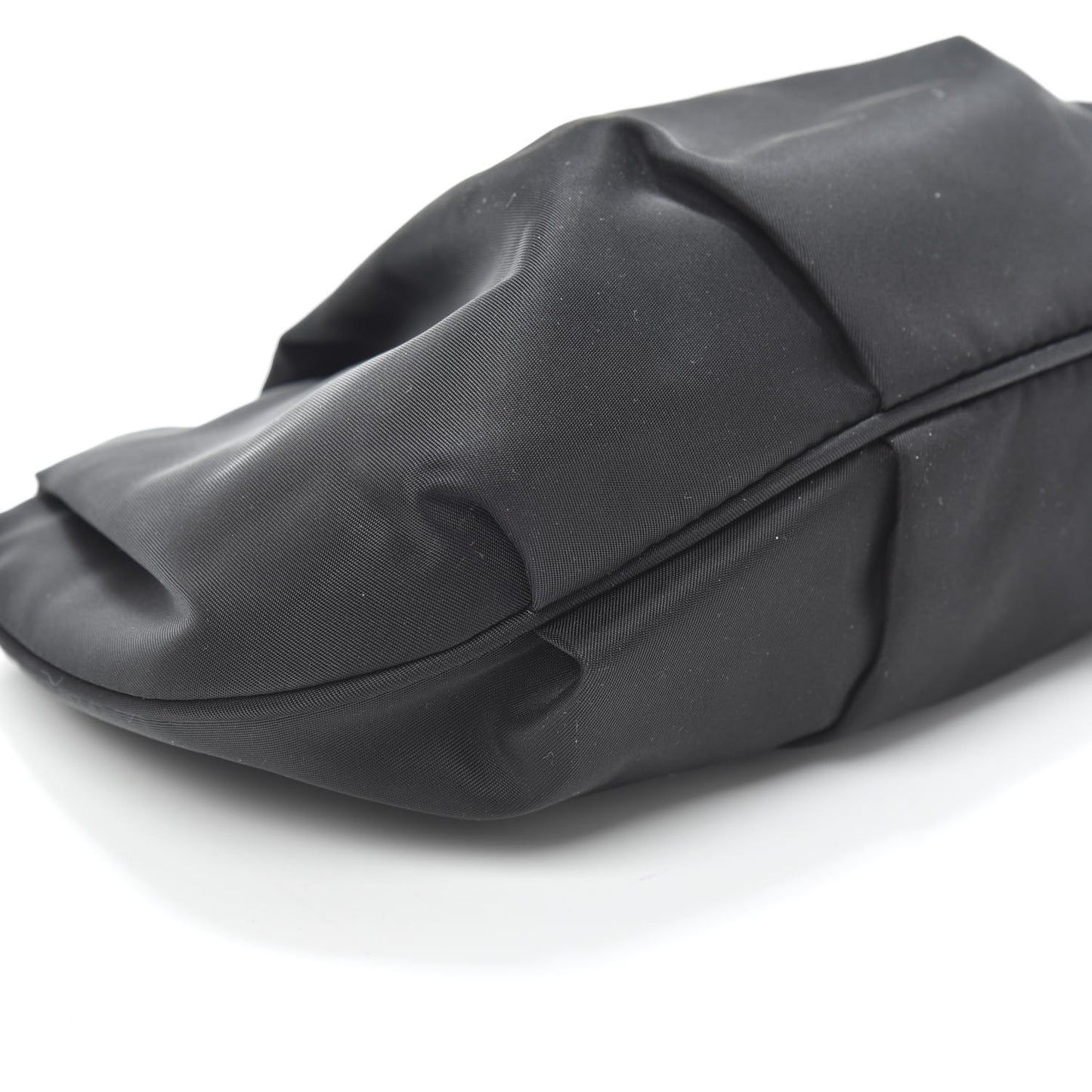 Tessuto Nylon Bow Wristlet Black