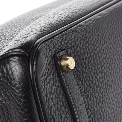 Hermes Taurillon Clemence Birkin 35 Black 33 of 33