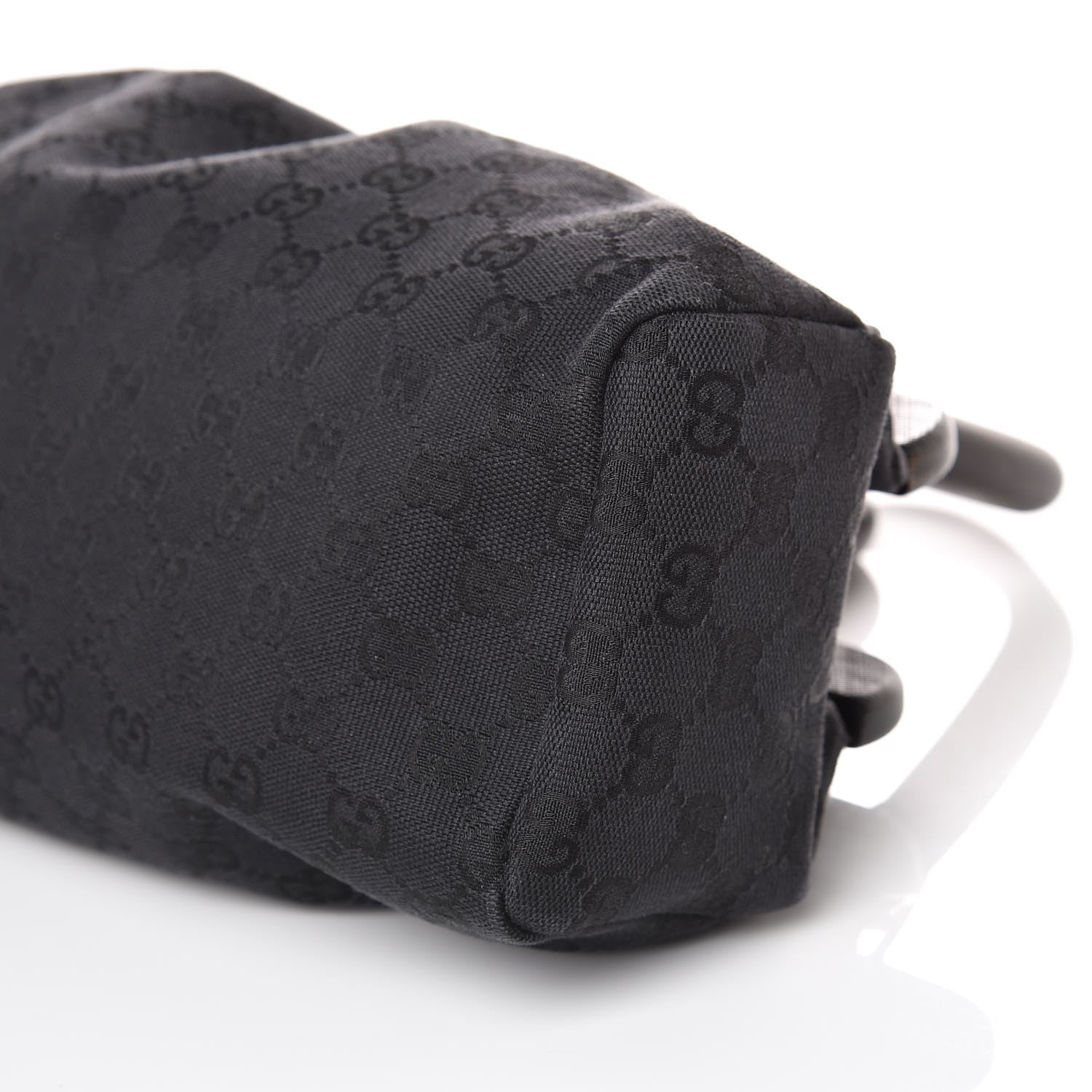 Gucci Monogram Wood Handle Frame Doctor Bag Black 9 of 9