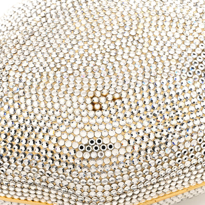 Judith Leiber Swarovski Crystal Minaudiere Clutch Silver 12 of 12