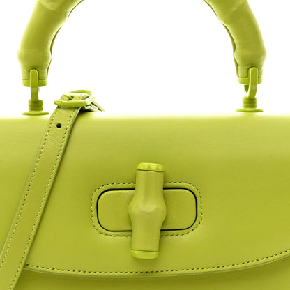 Gucci Calfskin Medium Bamboo Diva  Green 8 of 10