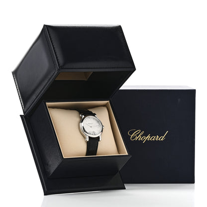 Chopard Stainless Steel Alligator 5 Diamond 33mm Happy Sport Automatic Watch 5 of 5
