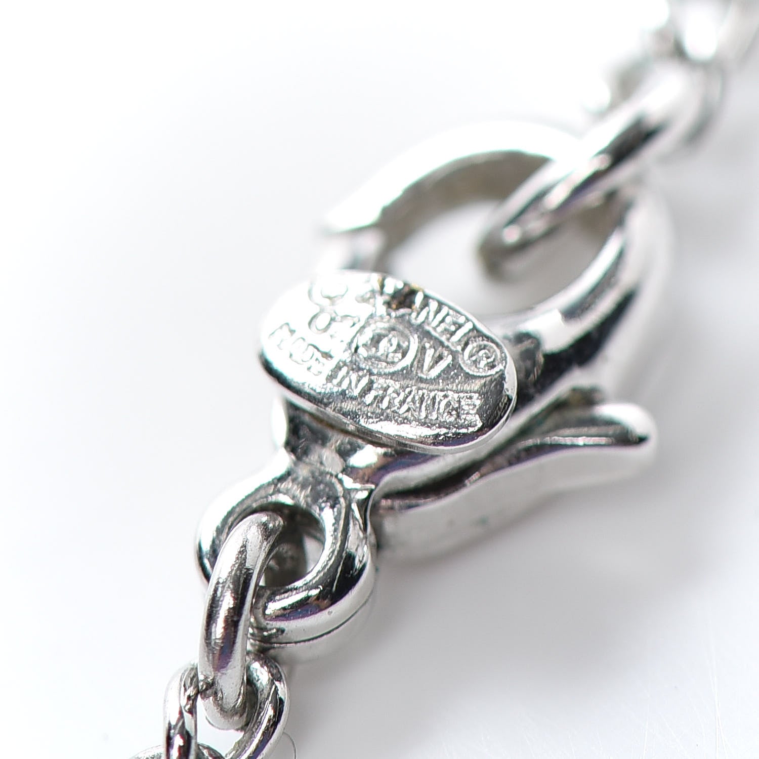 Chanel CC Necklace Silver 5 of 5