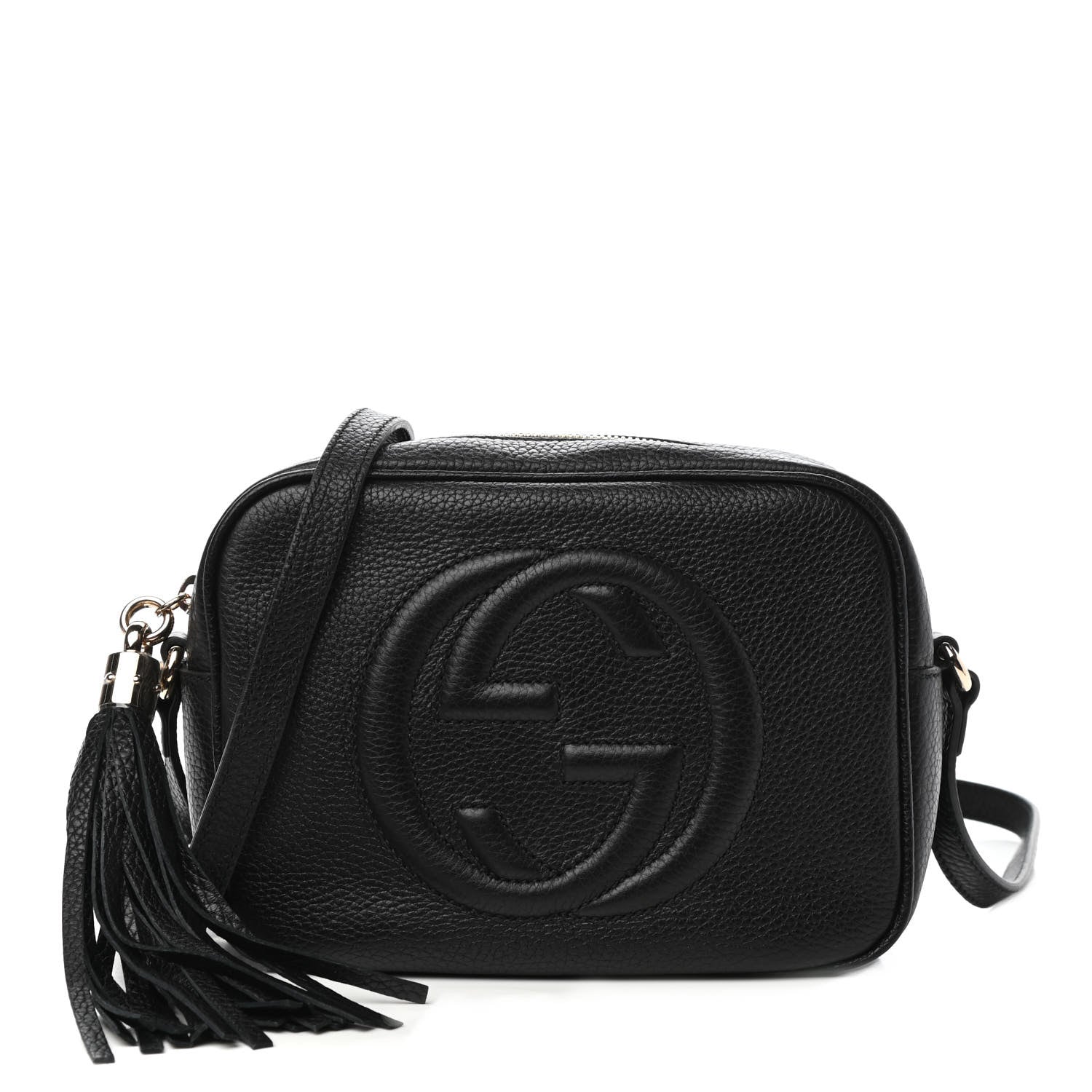 Gucci Pebbled Calfskin Small Soho Disco Bag Black 1 of 10