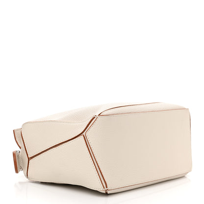 Loewe Calfskin Small Puzzle Bag Ivory 4 of 10