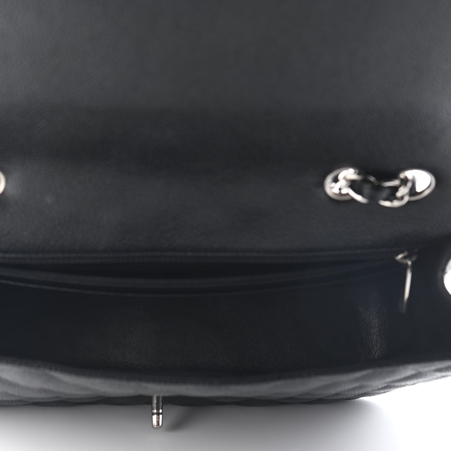Caviar Quilted Jumbo Single Flap Black