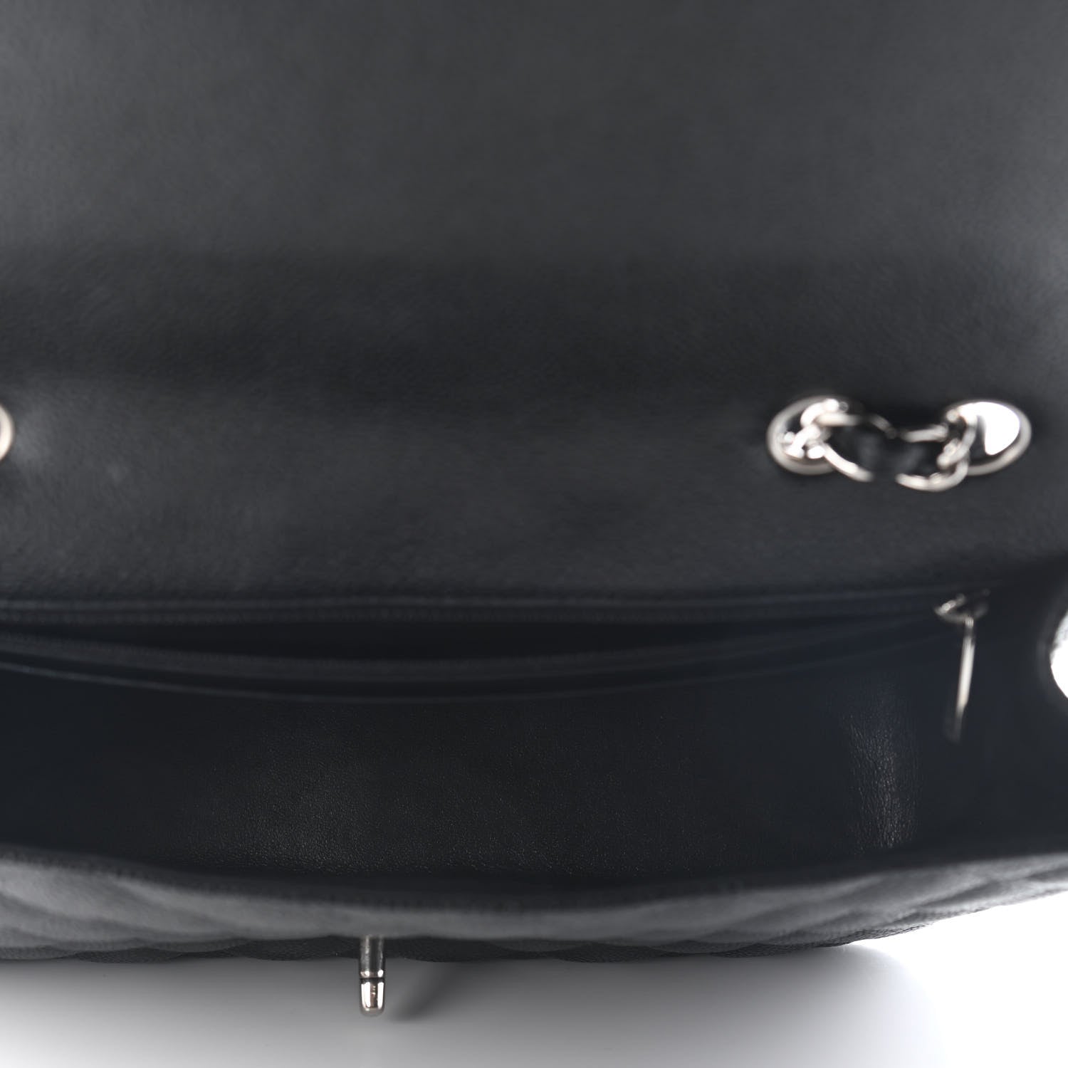 Chanel Caviar Quilted Jumbo Single Flap Black 4 of 8