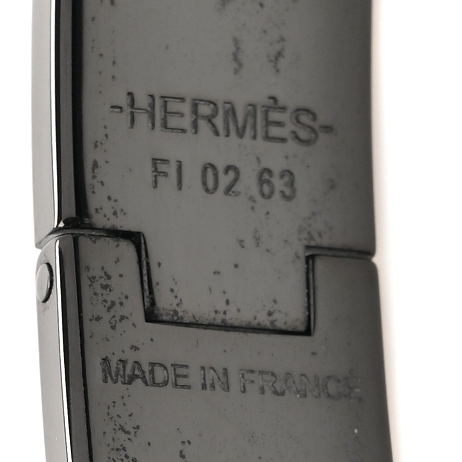 Hermes Matte Enamel Narrow Clic Clac HH Bracelet T6 So Black 4 of 5