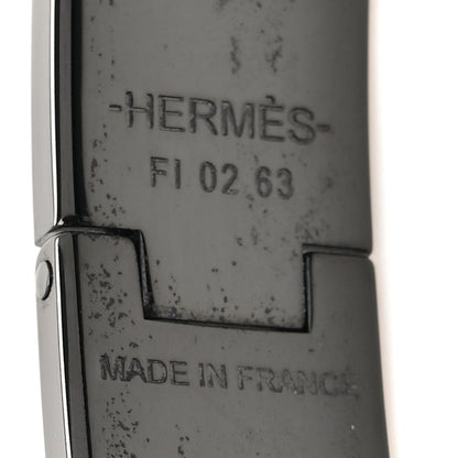 Hermes Matte Enamel Narrow Clic Clac HH Bracelet T6 So Black 4 of 5