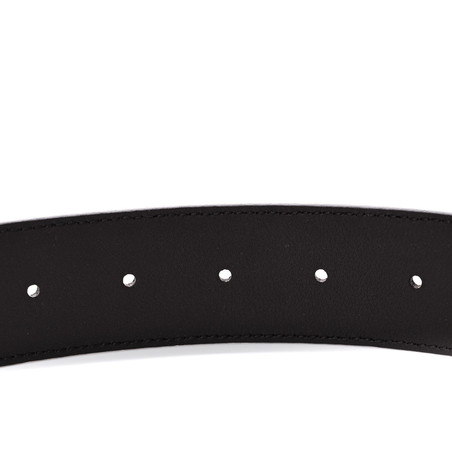 Gucci Guccissima Signature Interlocking G 37mm Belt 85 34 Black 4 of 4