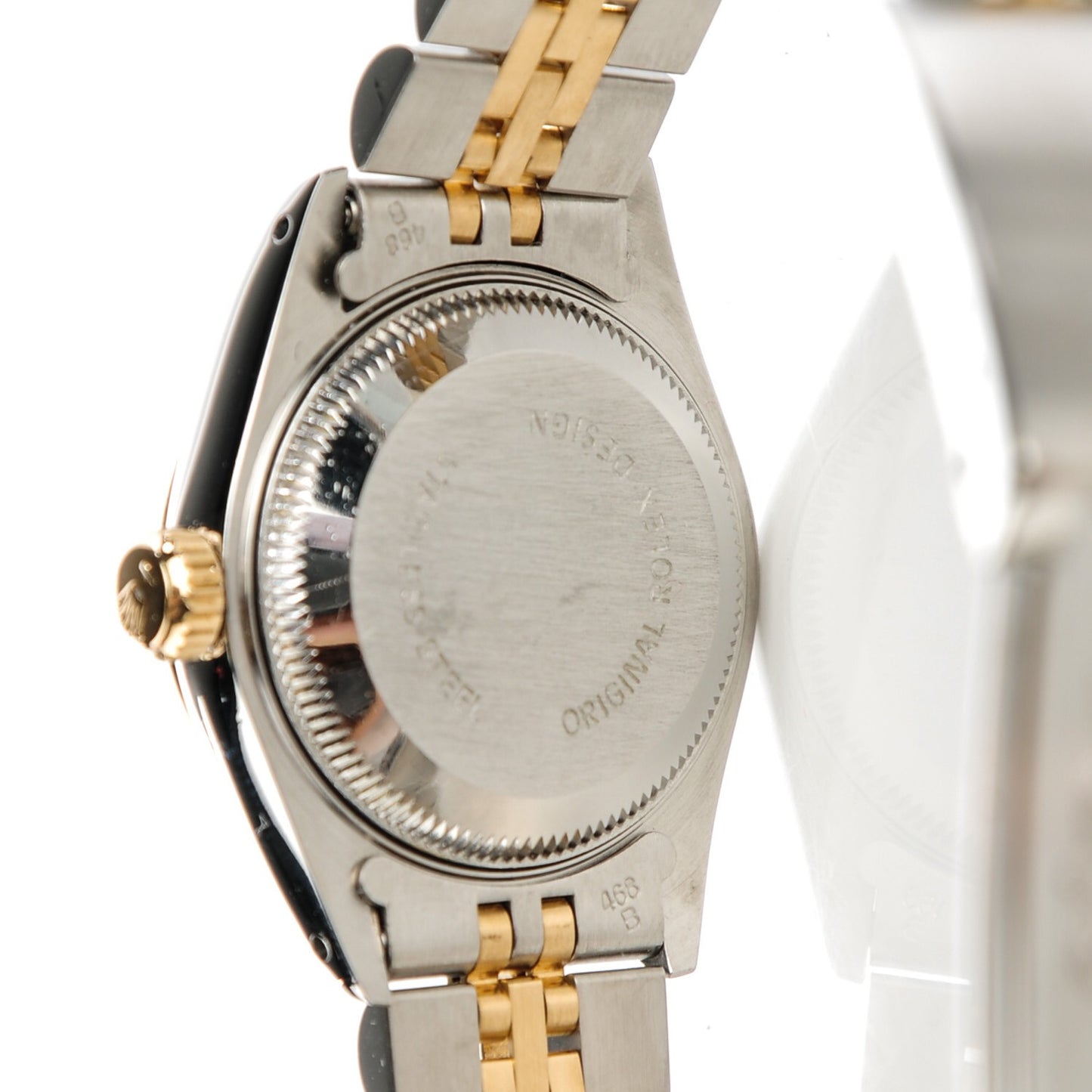 Stainless Steel 18K Yellow Gold Diamond 26mm Oyster Perpetual Datejust Watch Champagne 69173