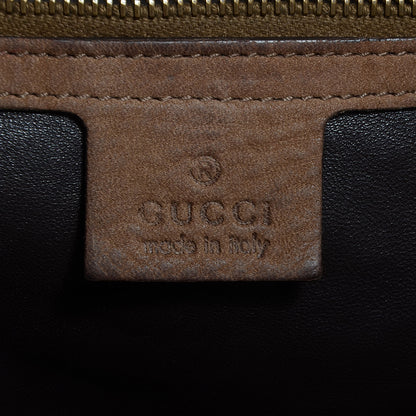 Gucci Python Large GG Running Tote Brown 6 of 8