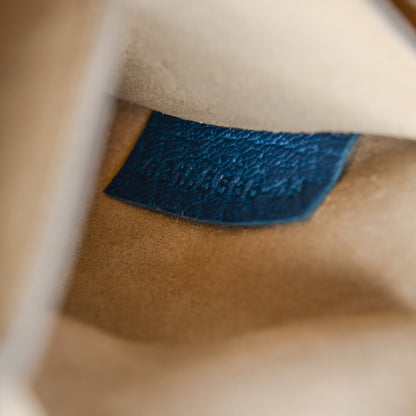 Chloe Grained Lambskin Mini Drew Shoulder Bag Factory Blue 7 of 9