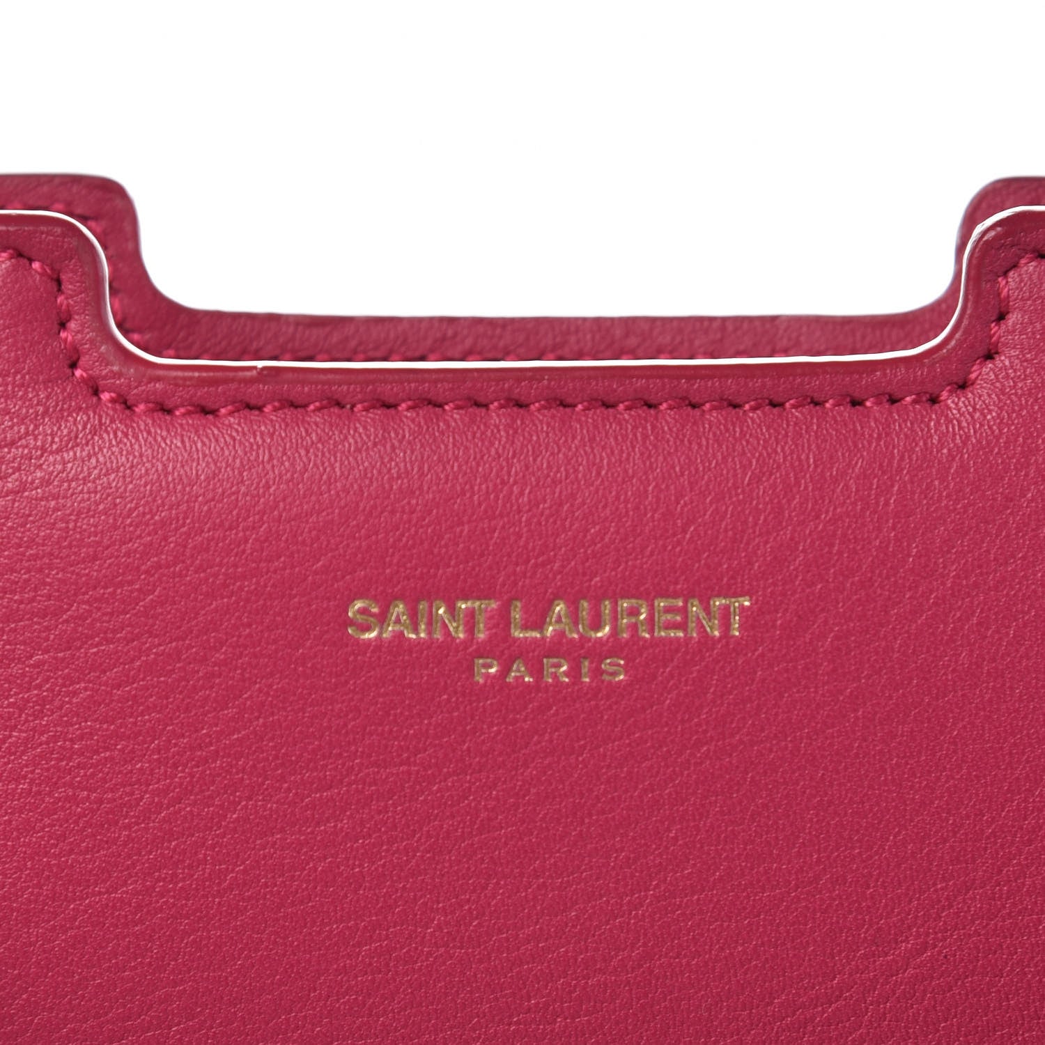 Saint Laurent Calfskin Medium Classic Y Cabas Fuchsia 6 of 8