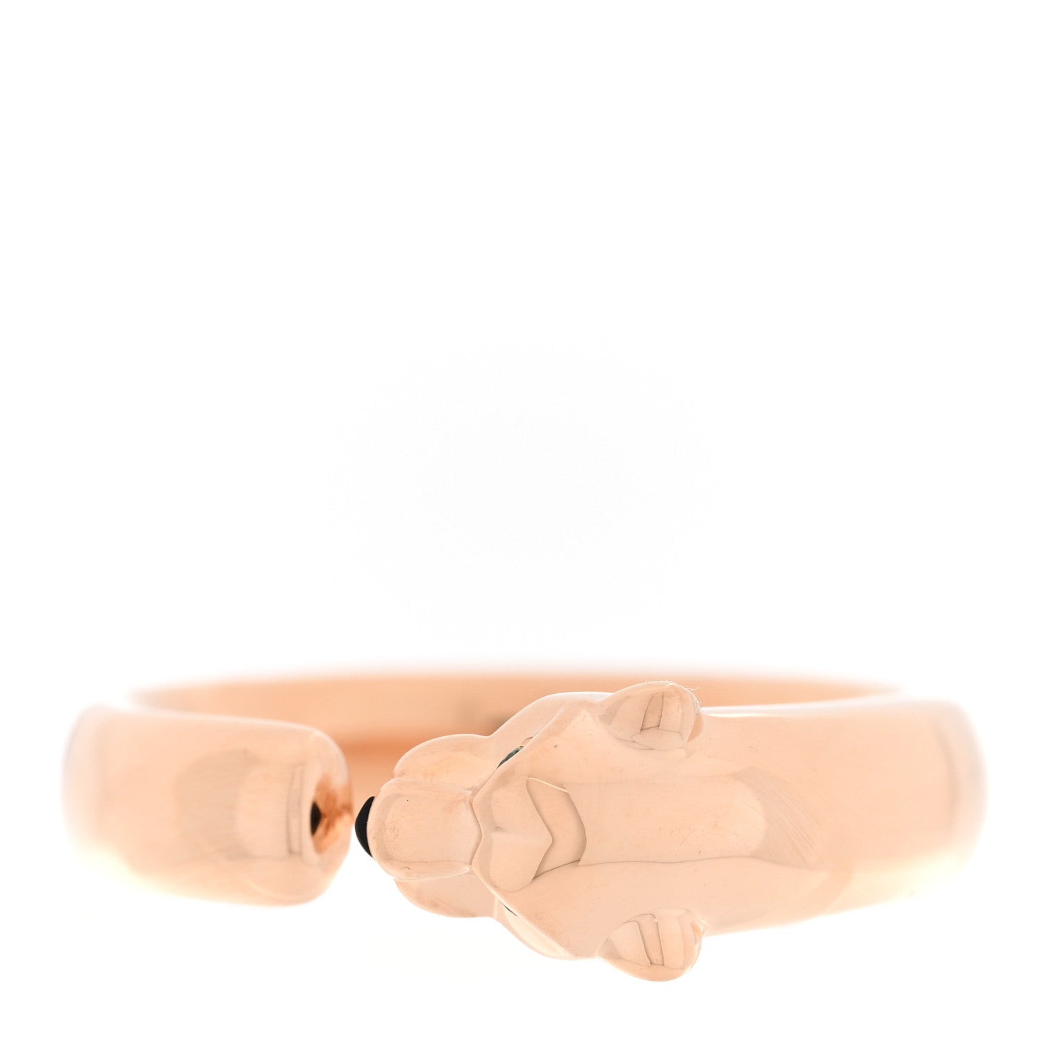 Cartier 18K Pink Gold Tsavorite Black Onyx Panthere De Cartier Ring 56 7.5 1 of 6