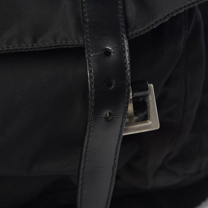 Prada Nylon Vela Messenger Bag Black 9 of 11