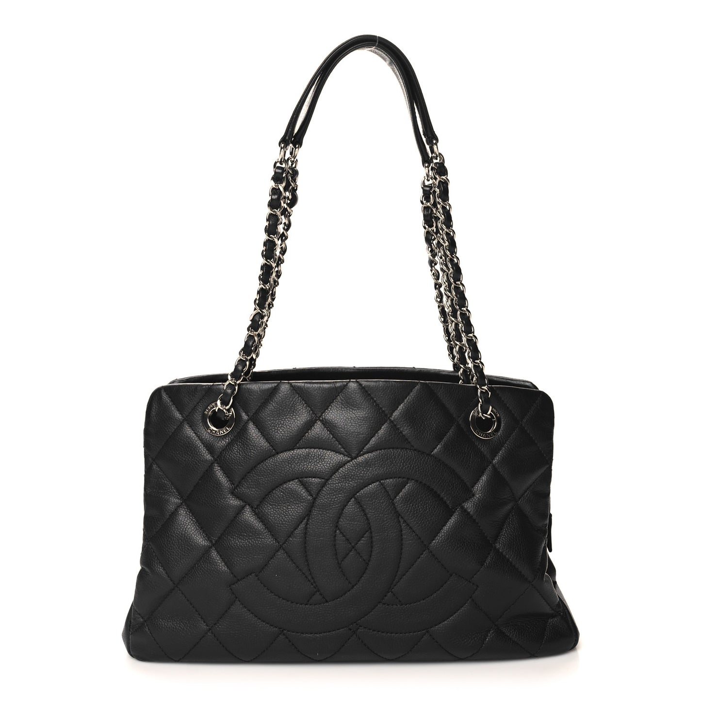 Caviar Quilted CC Timeless Soft Tote Black