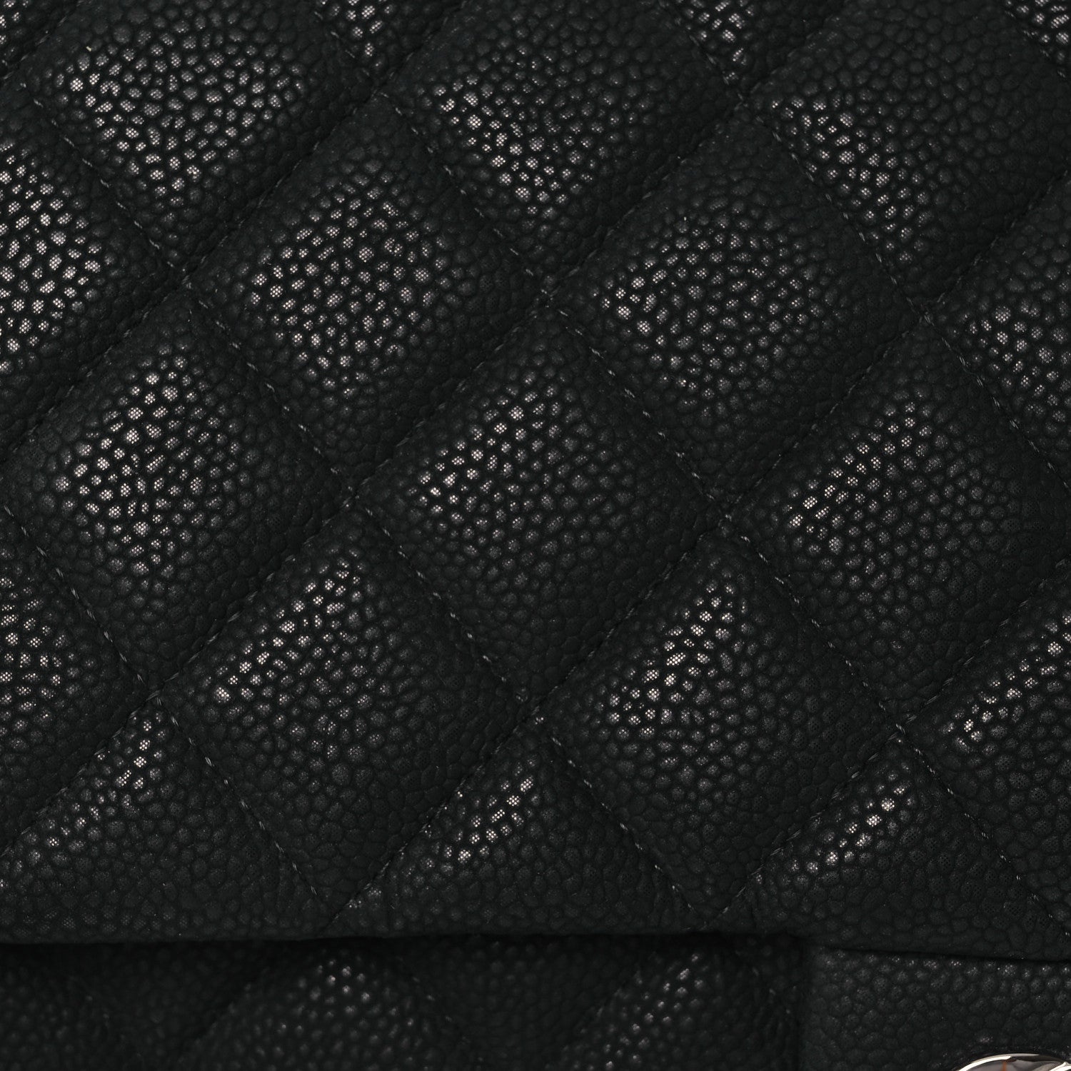 Chanel Iridescent Caviar Quilted Clutch With Chain Flap Black 7 of 13