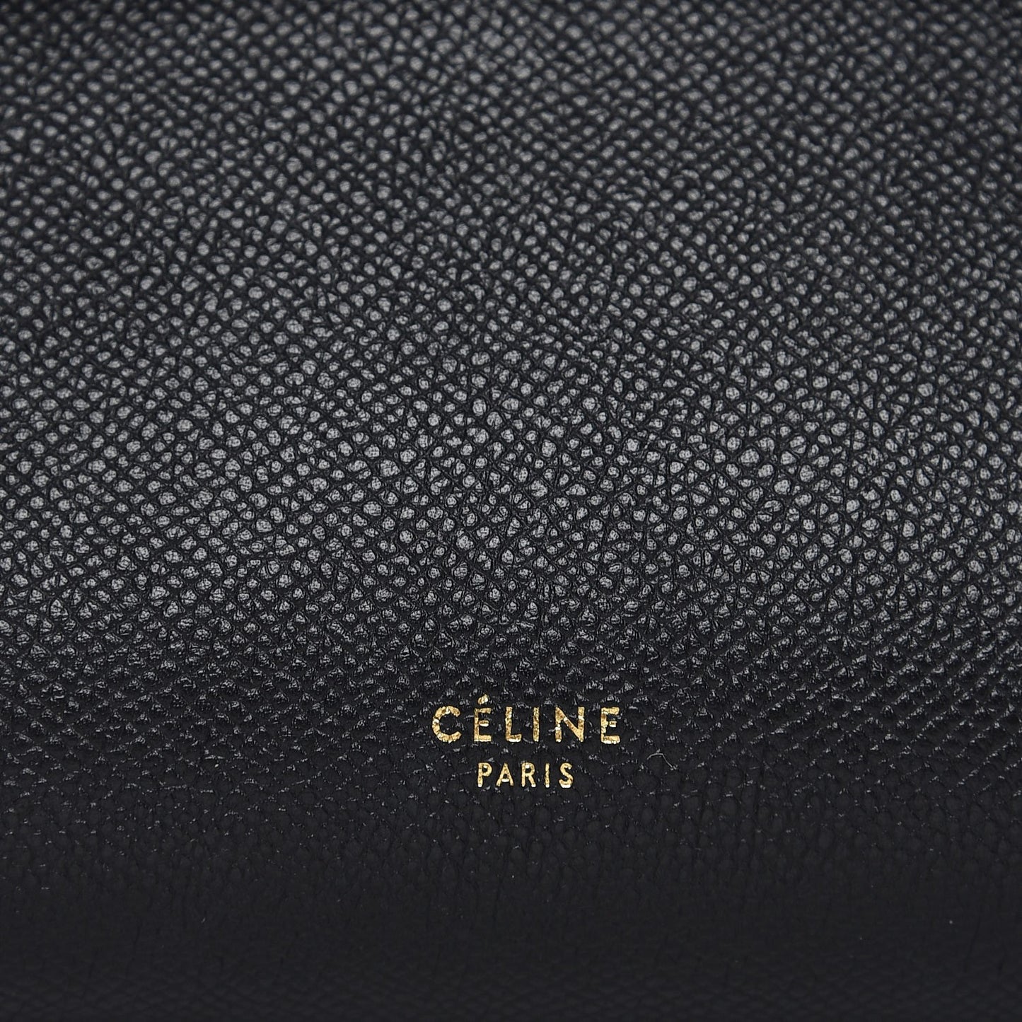 Grained Calfskin Micro Belt Bag Black