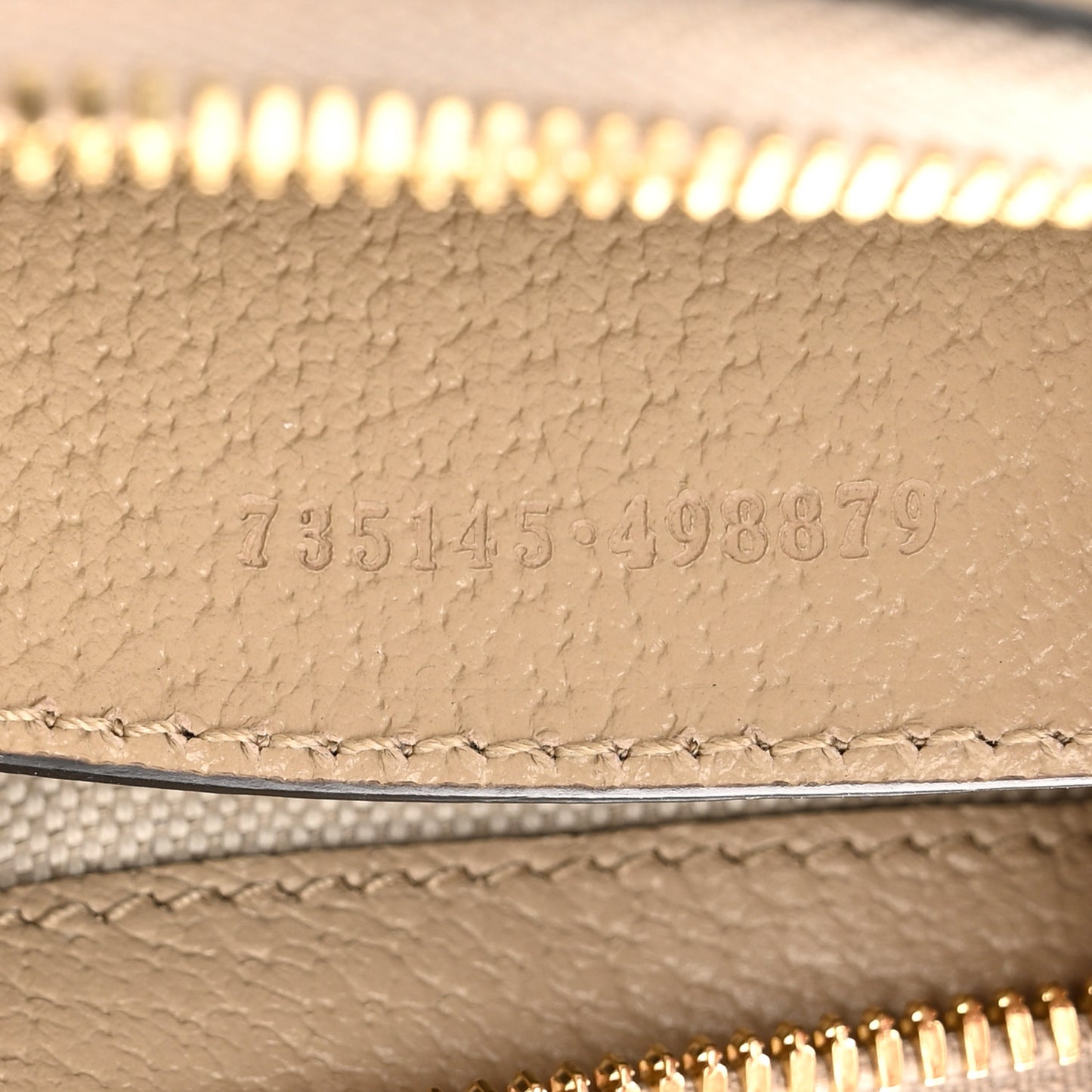 GG Supreme Monogram Textured Dollar Calfskin Small Ophidia Hobo Beige Mystic White Oatmeal