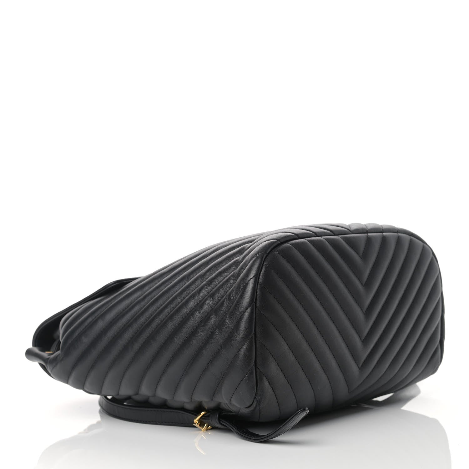 Chanel Calfskin Chevron Quilted Large Urban Spirit Backpack Black 4 of 14