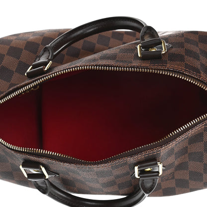 Louis Vuitton Damier Ebene Speedy 30 5 of 9