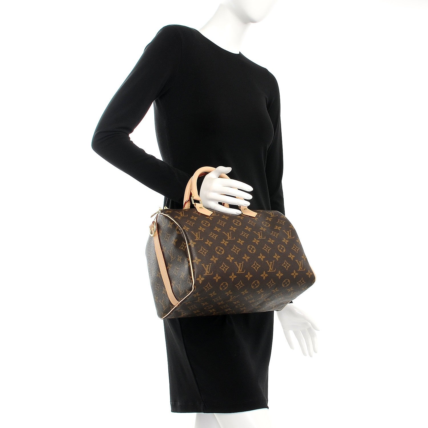 Louis Vuitton Monogram Speedy Bandouliere 30 3 of 9