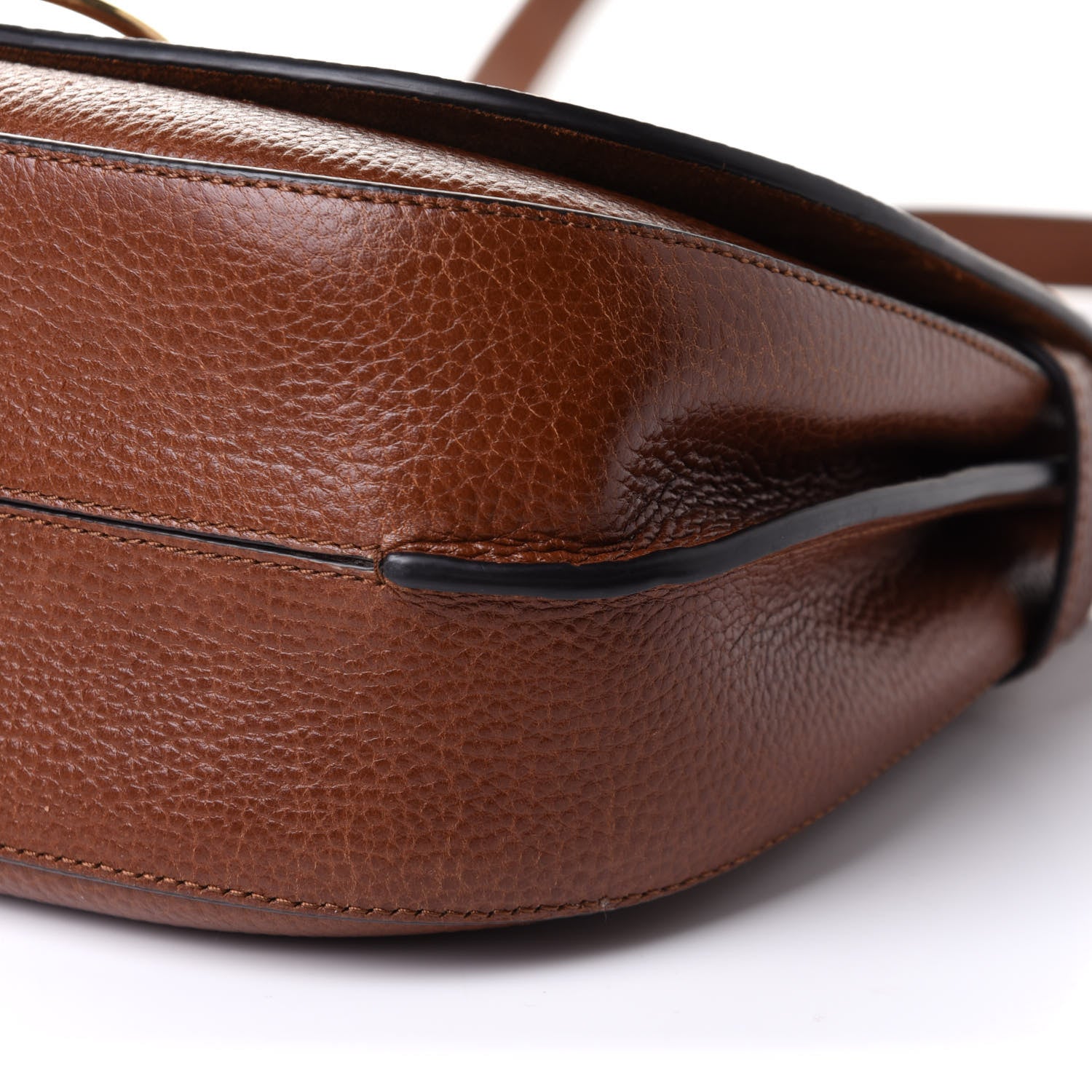 Mulberry Small Classic Grain Calfskin Amberley Satchel Oak 11 of 11