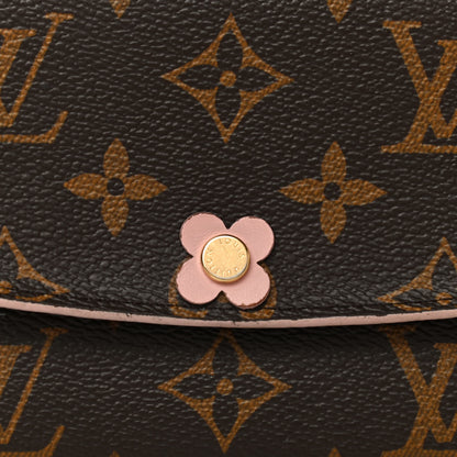 Louis Vuitton Monogram Bloom Flower Emilie Wallet 7 of 11