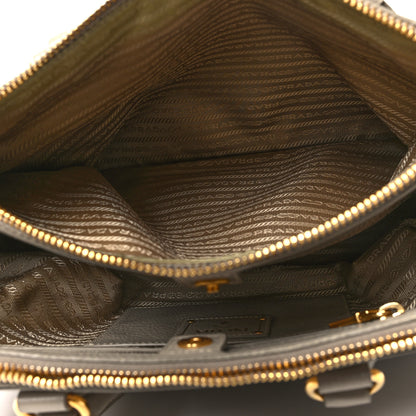 Prada Vitello Daino Large Double Zip Tote Pomice 6 of 16
