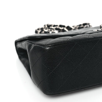 Chanel Caviar Quilted Jumbo Single Flap Black 8 of 9