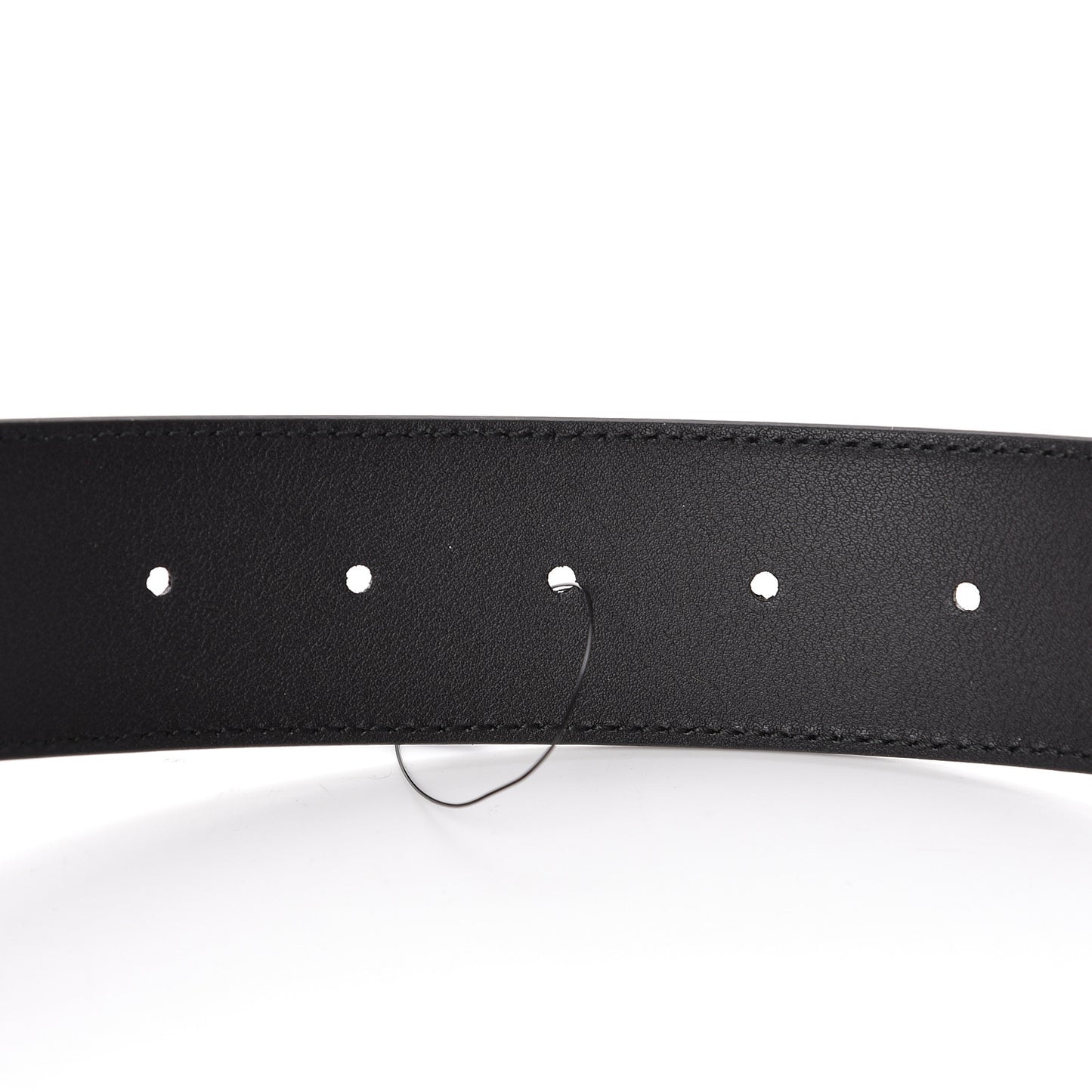 GG Supreme Monogram Selleria Calfskin Interlocking G 40mm Belt 100 40 Black Grey