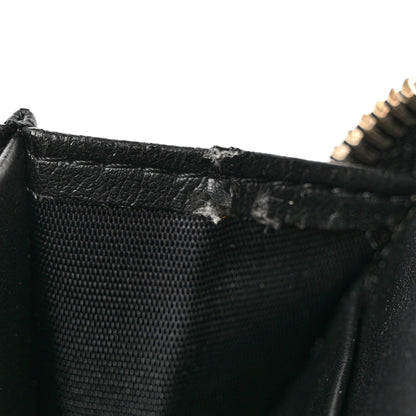 Givenchy Textured Coated Canvas Iconic Bambi Print Mini Zip Wallet Black 12 of 17