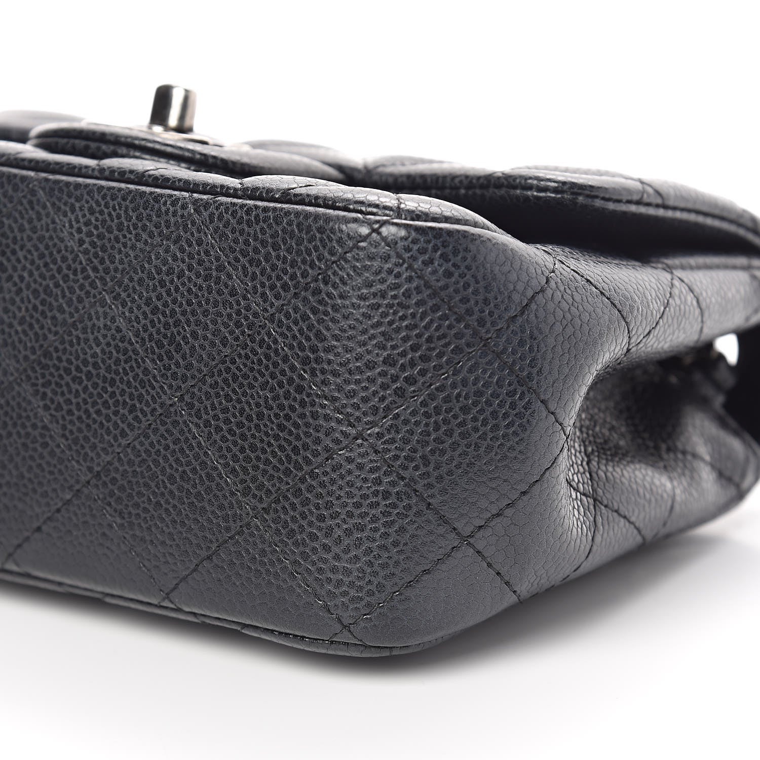 Chanel Caviar Quilted Mini Square Flap Black 6 of 10