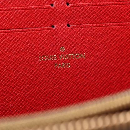 Louis Vuitton Damier Ebene Clemence Wallet Cherry 6 of 6