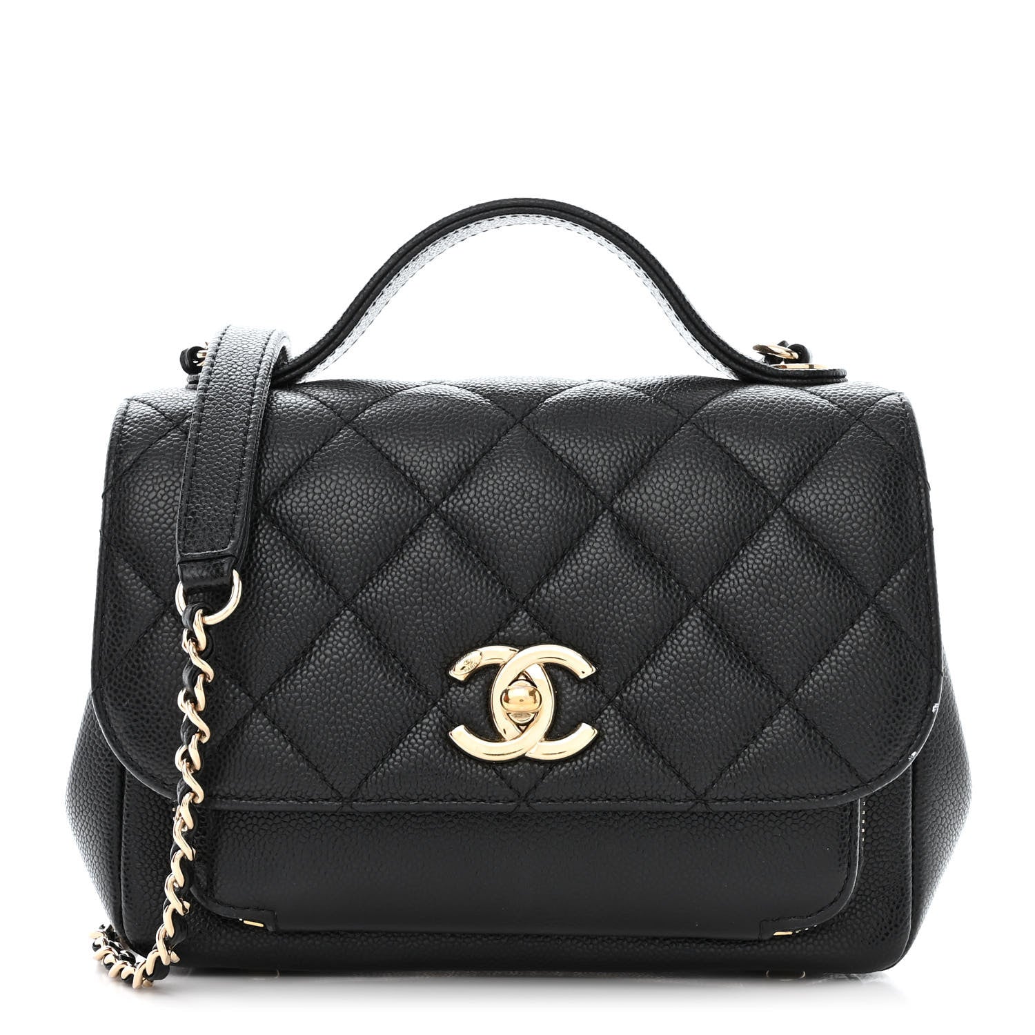 Chanel Caviar Quilted Small Business Affinity Flap Black 1 of 12