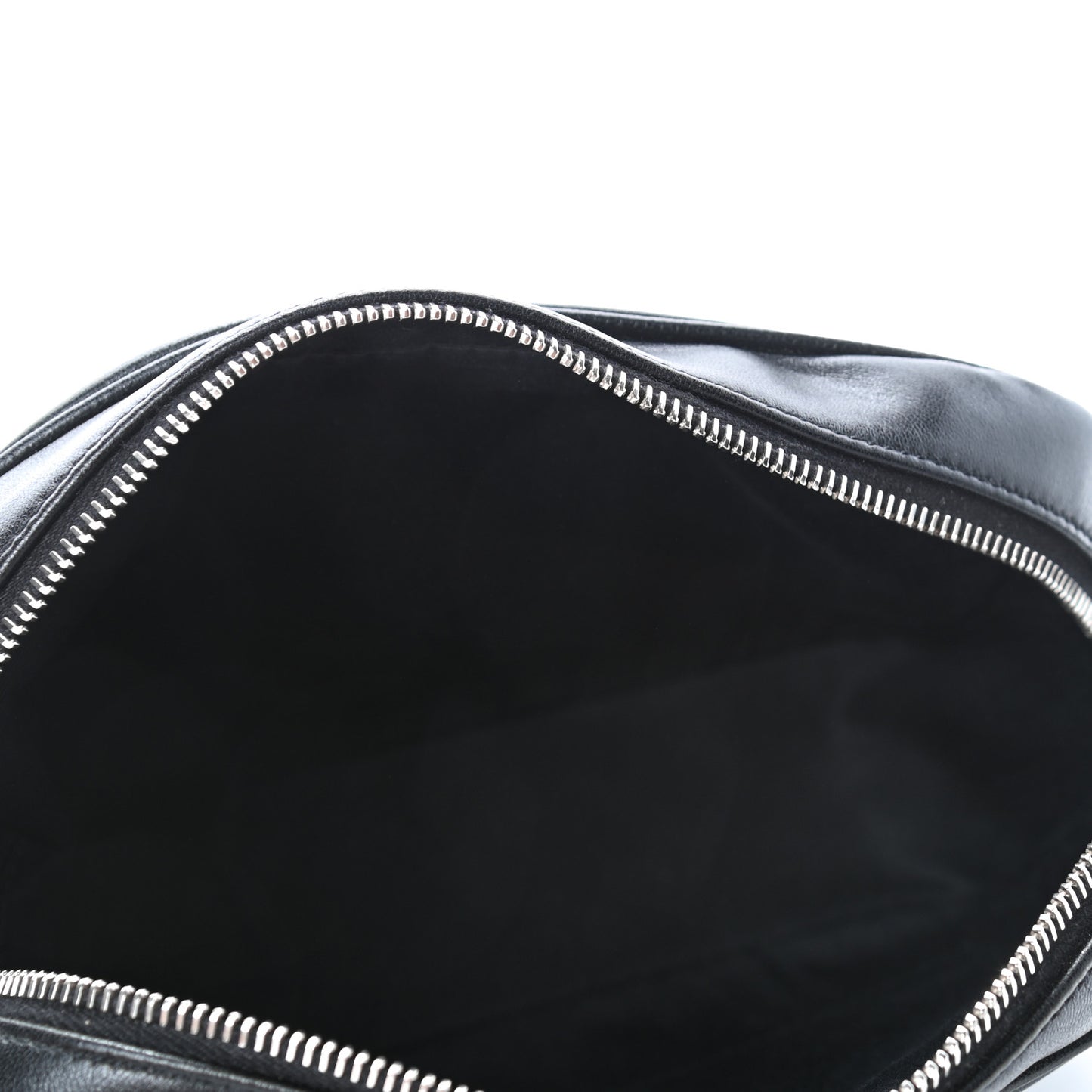 Calfskin Heart Embossed Monogram Lou Camera Bag Black