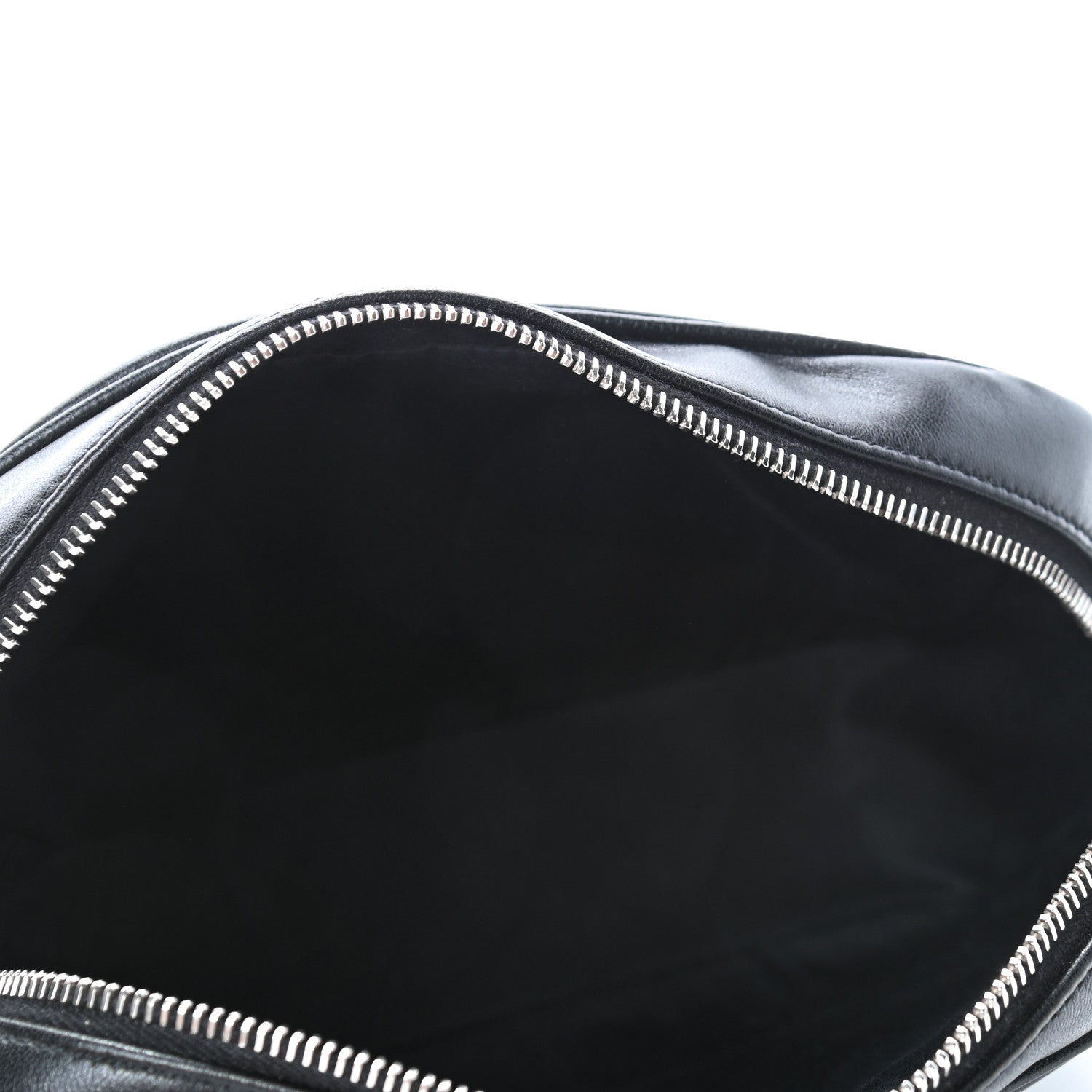 Saint Laurent Calfskin Heart Embossed Monogram Lou Camera Bag Black 4 of 4