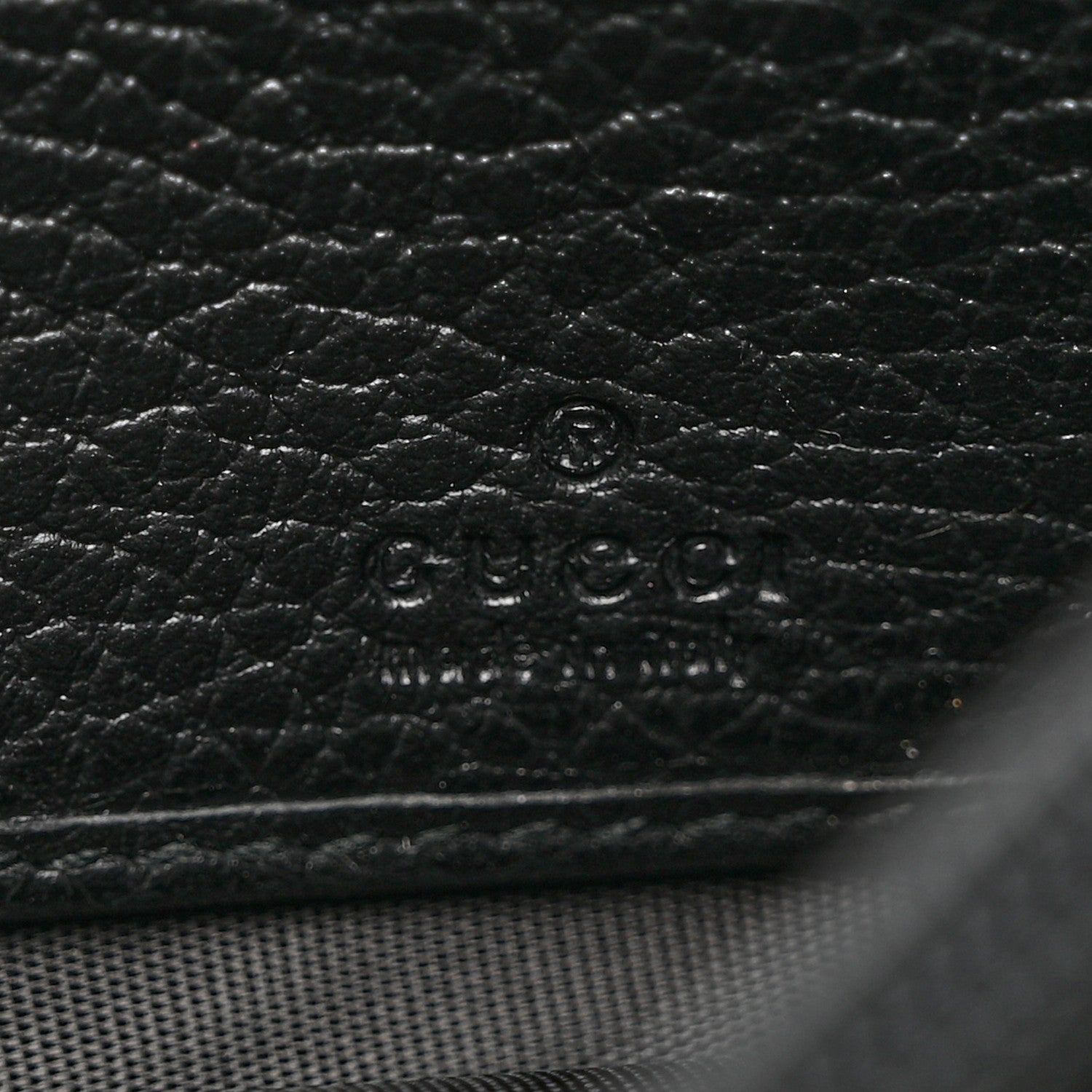 Gucci Dollar Calfskin GG Marmont Continental Wallet Black 6 of 11