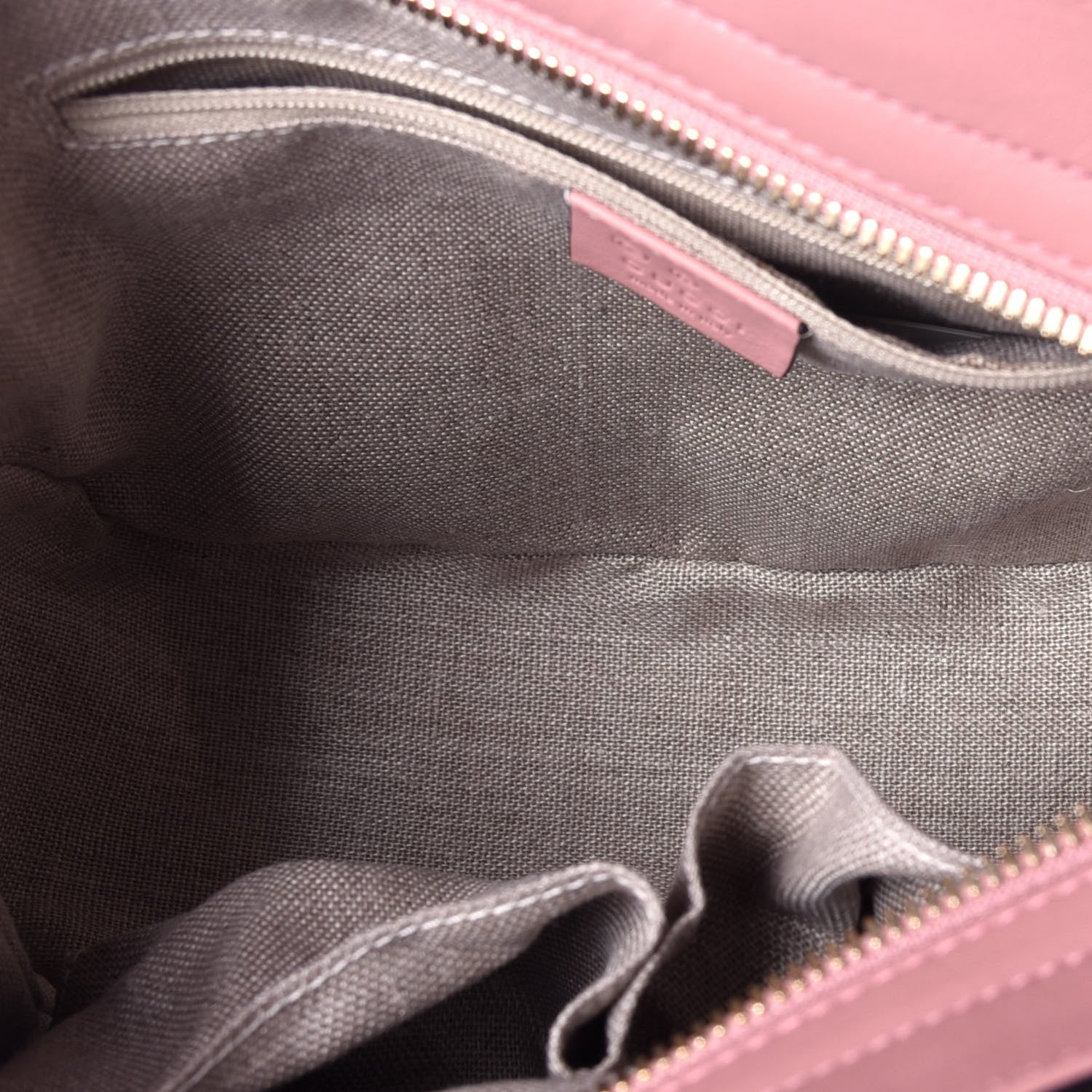 Gucci Microguccissima Small Bree Tote Soft Pink 6 of 9