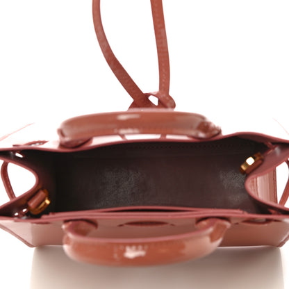 Mansur Gavriel Patent Mini Mini Sun Bag Blush 5 of 9