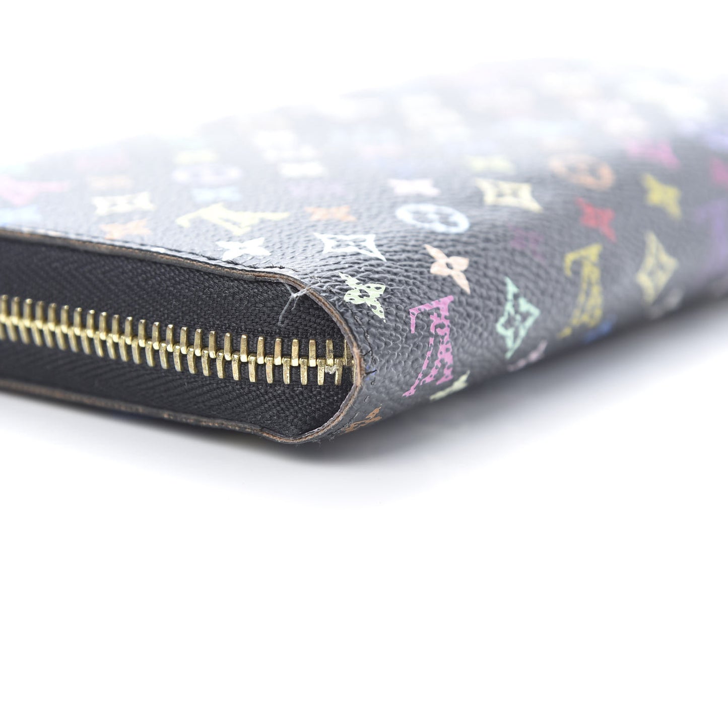 Monogram Multicolor Zippy Wallet Black Violet